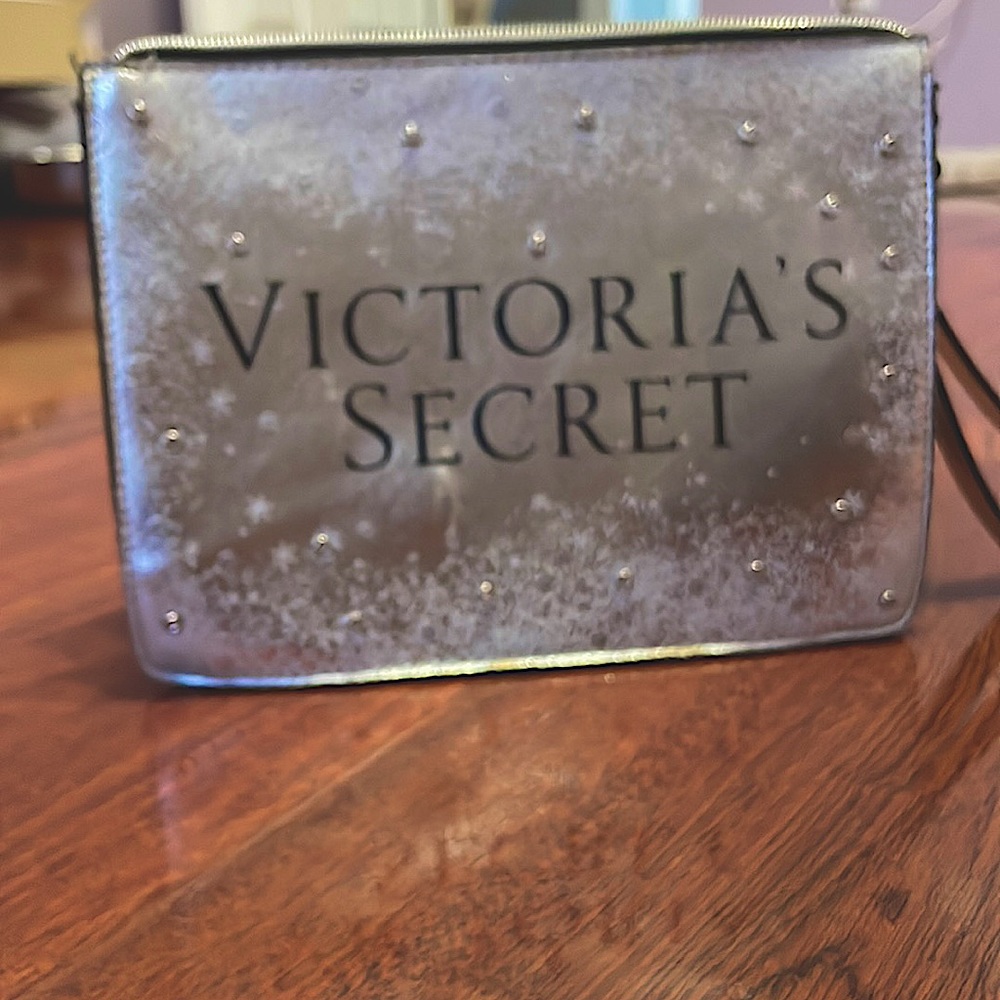 Victoria’s secret Silver makeup bag